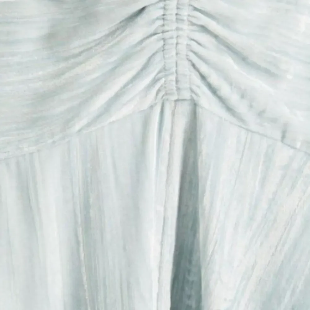 Vince Skirt Crushed velvet Ruched sage green size 8
